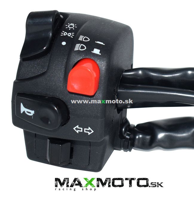 Združený ovládač ATV, svetlá, smerovky, klaksón, vypínač